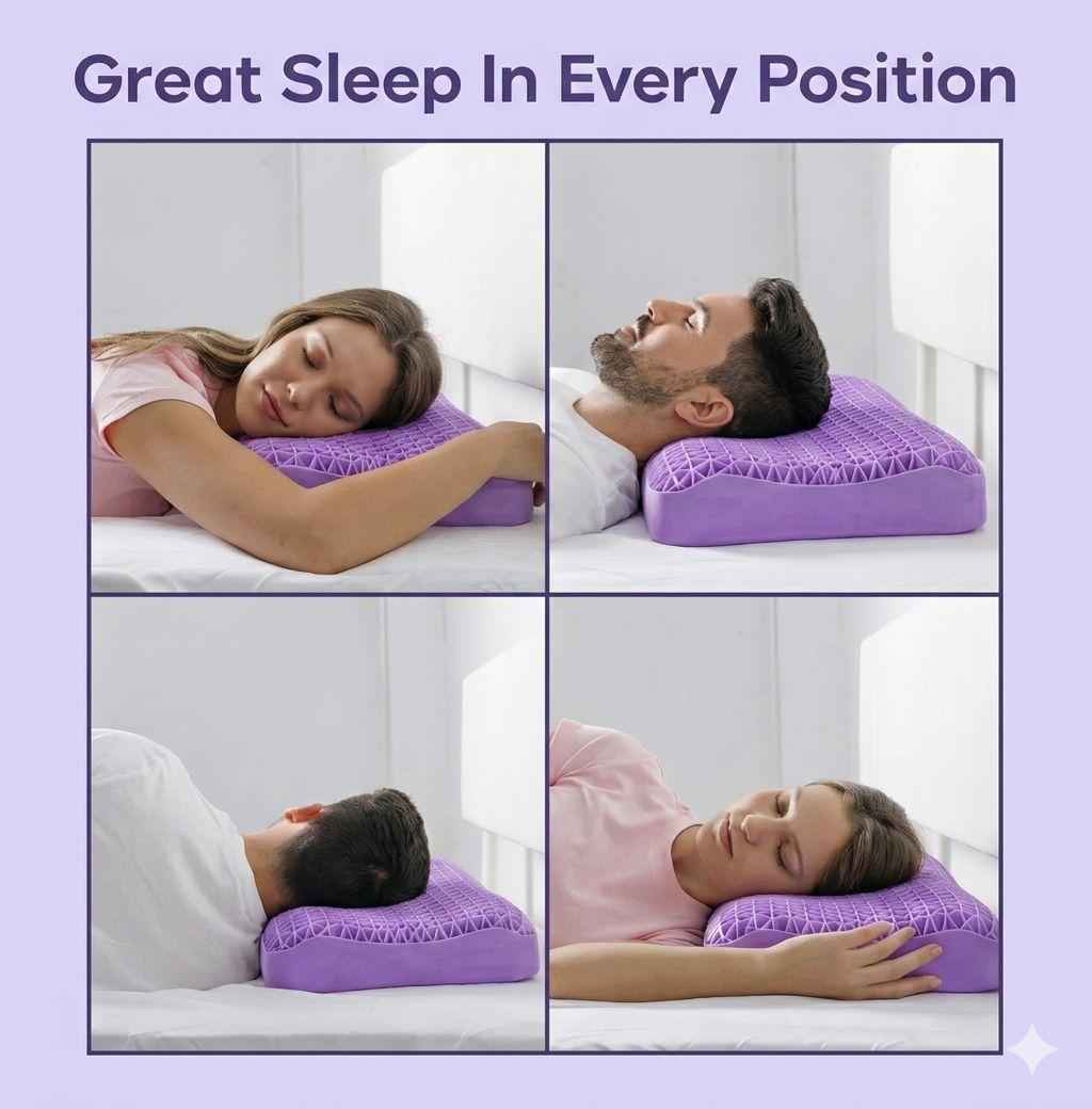 Softix CloudGel Lite™ – Almohada Ergonómica Compacta